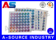 Color del arco iris pegatinas de vinilo personalizadas pegatinas personalizadas etiquetas holográficas pegatinas de seguridad holográficas