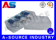 Ampolla del plástico transparente que empaqueta para la caja 10pcs de Hcg el frasco de la inyección de 2 ml