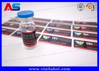 Etiqueta personalizada adhesiva fuerte de la botella del rodillo del holograma 2ml para los péptidos