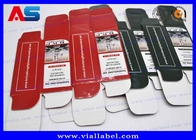 Pequeñas cajas de cartón del producto de encargo 10ml ePeptidee Vial Box Rainbow Laser Color
