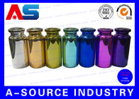 Pequeñas botellas de cristal coloridas grabadas en relieve, botellas de cristal de los frascos del dropper 10ml