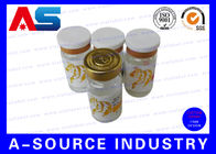 Impresión modificada para requisitos particulares de la hoja de 10ml Vial Labels Gold para el empaquetado estéril de las botellas de la inyección