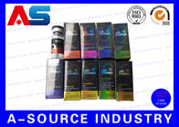 Cajas olográficas modificadas para requisitos particulares del frasco 10ml/pequeñas cajas de almacenamiento de empaquetado médicas para los aceites