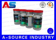 Impresión profesional de etiquetas y cartones de 10 ml Holograma Impresión láser de etiquetas para viales de vidrio