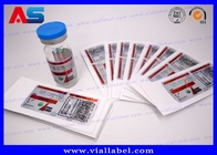 Etiquetas del frasco del ePeptidee de CMYK para la fábrica de impresión de la etiqueta engomada de la botella de cristal de la medicina