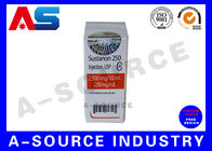 Cajas modificadas para requisitos particulares del frasco del ISO 9001 Pharma 10ml para el almacenamiento, impresión regular