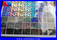 Etiquetas engomadas del holograma del panal de la seguridad que imprimen para la falsificación anti