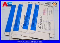 5 impresión de la caja del empaquetado farmacéutico de los frascos 2ml y ampolla de cristal de papel