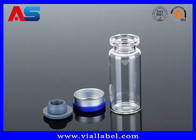 Dropper de cristal vacío farmacéutico y casquillos plásticos 10ml de los frascos de la cristalería de laboratorio