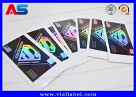 Los frascos fuertes de las etiquetas adhesivas 10ML del holograma imprimieron diseño libre