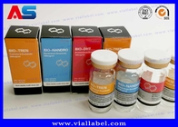 Etiquetas Impresión de vial de 10 ml Cajas para productos farmacéuticos aceite de CBD aceites esenciales E-líquido