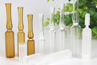 Ampulas de vidrio claro y ámbar de varios volúmenes de 1 ml a 25 ml para elección