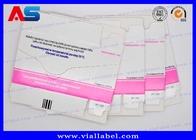 Caja de embalaje farmacéutico de impresión azul metálica para ampollas y ampollas de 1 ml