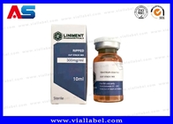 CJC-1295 2 mg 10 ml Vial de dosis múltiples Etiqueta de botella pequeña Impresión holográfica con láser