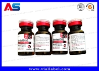 CJC-1295 2 mg 10 ml Vial de dosis múltiples Etiqueta de botella pequeña Impresión holográfica con láser