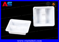 bandeja de plástico de color blanco para contener 2 × 2 ml vial para el embalaje de semaglutida MOQ 100pcs