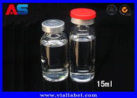 Envases de cristal tubulares farmacéuticos azules/blancos/negros de 3ml 15ml pequeños con las tapas