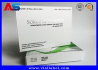 Hoja de plata de empaquetado de la caja de la medicina de papel metálica para la hormona de crecimiento de las inyecciones de Hcg