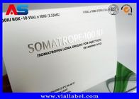 El levantamiento de pesas Hcg de Somatropin hace tabletas la caja de encargo de la caja de la píldora/del cartón de la medicina