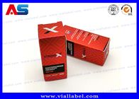 cajas de papel cuadradas 10ml/caja inyectable médica del frasco que empaqueta para el PCT o la pérdida de peso