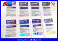 10ml olográfico Vial Labels Injectable Peptide Prescription Vial Label Printing 4C a todo color