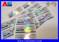 Etiquetas adhesivas personalizadas de pastillas impresas farmacéuticas para frascos de vidrio