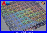 Etiquetas engomadas olográficas evidentes del número de serie 3D del QR Code del pisón