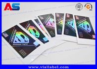 Diseño libre frascos anabólicos de encargo de 10ml Vial Stickers And Boxes For de diversos
