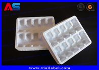 Ampolla blanca Tray Of del PVC 60C de la farmacia 10 frascos 2ml
