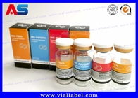 La botella de cristal adhesiva fuerte de la farmacia de los ePeptidees de los frascos 30ml etiqueta las cajas