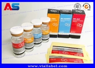 Etiquetas para botellas de pegamento de péptidos de 10 ml con certificación ROHS con tapas y cajas etiquetas y pegatinas personalizadas para botellas de vidrio