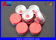Botellas de vidrio para inyecciones de 10 ml Vial Caps de 20 mm de plástico de aluminio Material de tapa personalizada