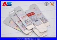 Cajas farmacéuticas del frasco de la inyección 10ml de los ePeptidees anabólicos/pequeña testosterona Decanoate de las cajas de almacenamiento de papel
