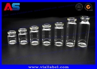 Las botellas de cristal de la bio CMYK farmacia de la impresión de 10ML con las tapas ISO19001-2008 aprobaron