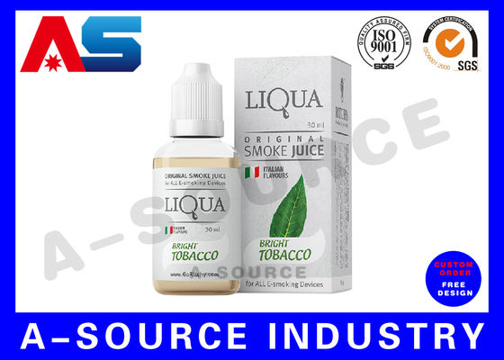 El líquido electrónico del jugo e del cigarrillo encajona el holograma de encargo que imprime 30/50ml