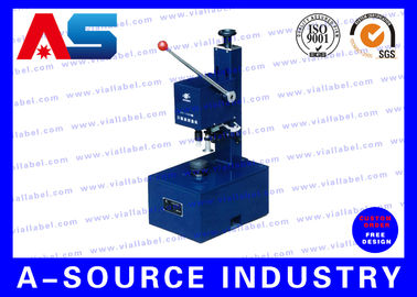 Máquina de sellado de la tapa del frasco de vial manual de color negro 380v / 220v