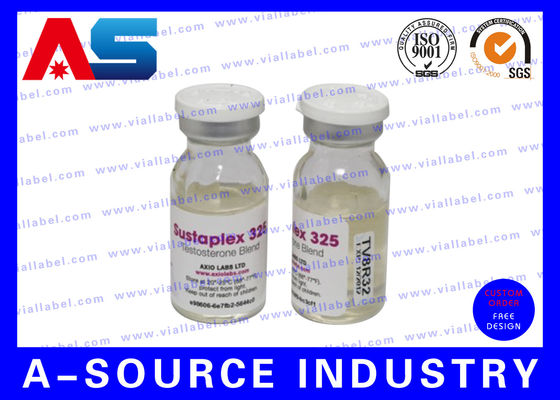 Para el vial Boldenene Undecylenate 10ml Adhesivos Holográficos Personalizados Adhesivos fuertes Etiquetas del vial de 10ml con efecto láser Holográfico Tamaño personalizado