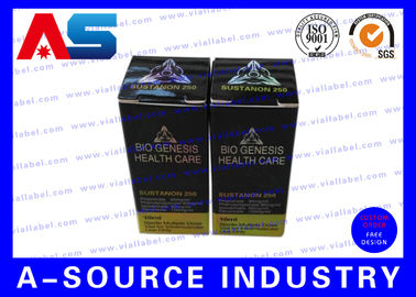 Envasado en plata 10 ml Vial Cajas para botellas de vidrio Movimiento de hologramas Medicina cajas de embalaje farmacéutico