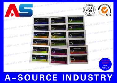 Vidrio plegable metálico olográfico 10ml Vial Steriod Boxes Packaging del laser