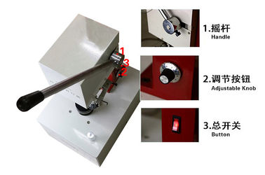 Crimper de frasco manual de 50hz 20mm Crimper de tapa de frasco de rendimiento estable máquina de acondicionamiento de frasco AC220V