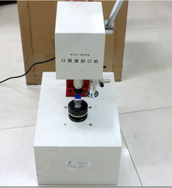 Máquina de sellado de la tapa del frasco de vial manual de color negro 380v / 220v