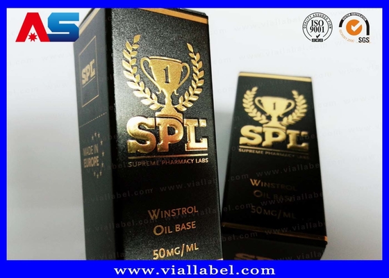 Cartón de papel de farmacia 10 ml Envases de frascos Etiquetas de vinilo personalizadas para frascos de laboratorio 10 ml Etiquetas de botellas