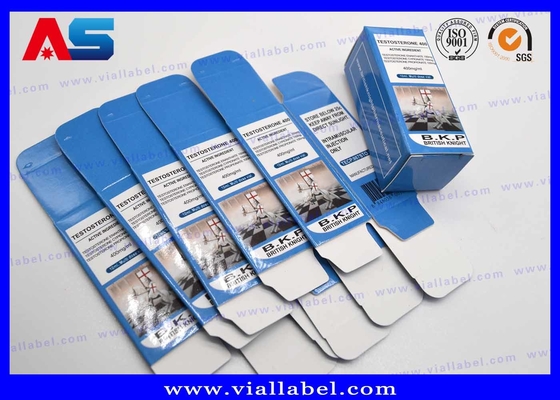 Papel Shinny 325g que imprime las cajas del frasco 10ml para las botellas de cristal de la inyección