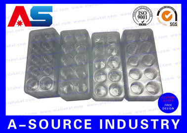 Envases de ampollas de plástico para medicamento Para instalar 2 ml Vial de Hcg correspondiente Cajas de farmacia envases de ampollas