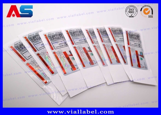 CMYK etiquetas de vial de péptidos para medicamentos botellas de vidrio pegatinas de impresión fábrica impermeable adhesivo fuerte