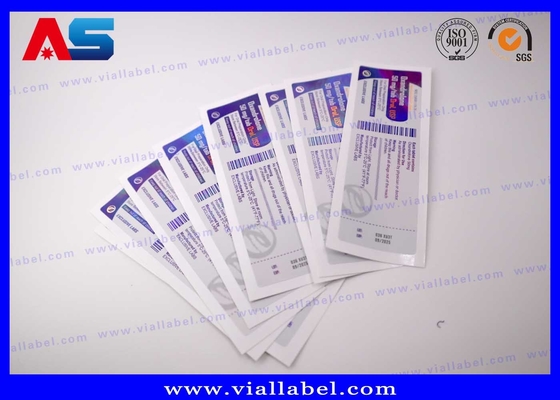 Péptidos personalizados de crecimiento humano etiquetas de etiqueta privada para productos farmacéuticos etiquetas de vial de 10 ml