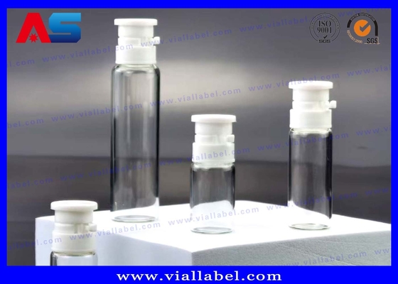 Aceites de belleza 2 ml 3 ml 5 ml 10 ml Cerradura superior Vial de vidrio pequeño con tapa fácil de arrancar