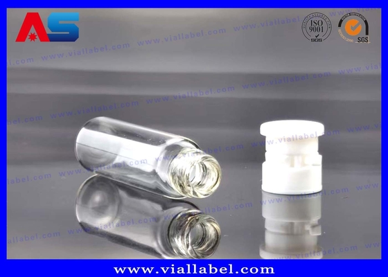 Aceites de belleza 2 ml 3 ml 5 ml 10 ml Cerradura superior Vial de vidrio pequeño con tapa fácil de arrancar