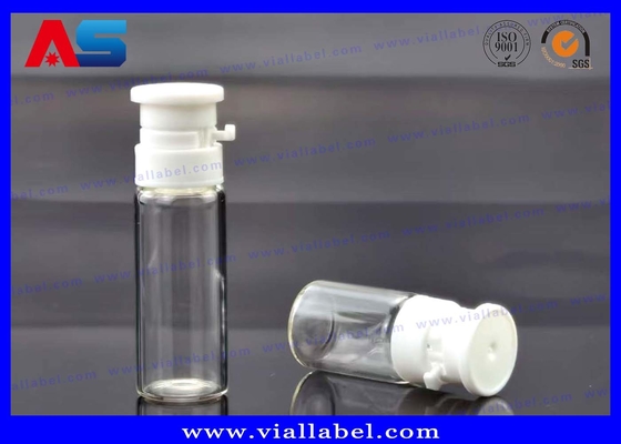 Aceites de belleza 2 ml 3 ml 5 ml 10 ml Cerradura superior Vial de vidrio pequeño con tapa fácil de arrancar
