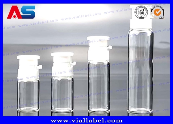Aceites de belleza 2 ml 3 ml 5 ml 10 ml Cerradura superior Vial de vidrio pequeño con tapa fácil de arrancar